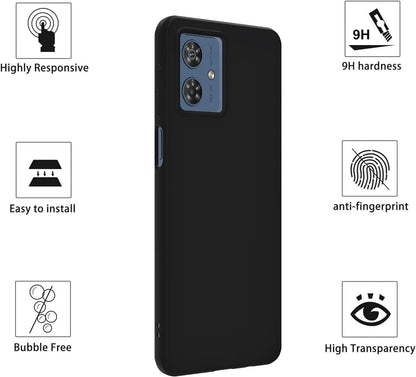 Motorola Moto G54 Hoesje - Zwart - Siliconen Back Cover