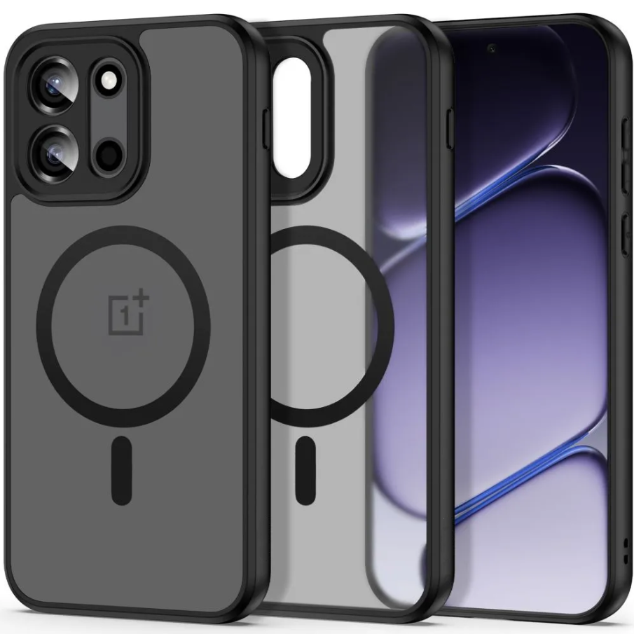 OnePlus Nord 6 Hoesje - Zwart - Matte Armor MagSafe Back Cover