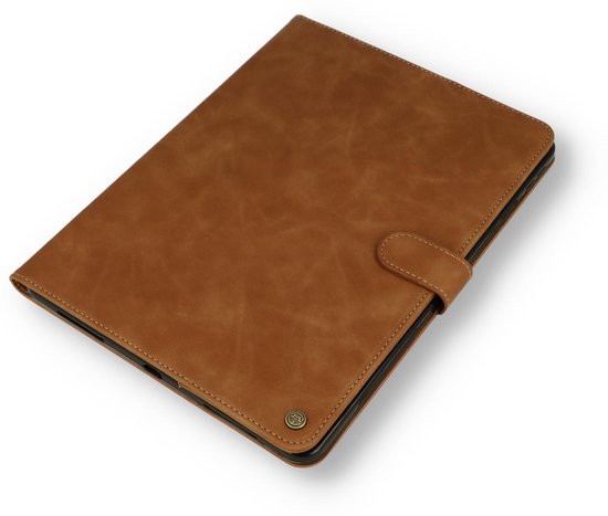 iPad Air 10.9 2020 Tablethoes - Sienna Brown - Bookcase met Magneetsluiting