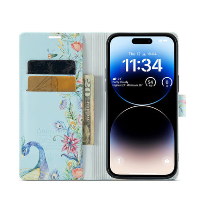 iPhone 14 Pro Hoesje - Pauw Print - Bookcase met Print