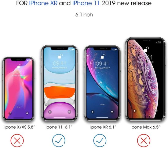 Apple iPhone 11 / XR Screen Protector - Privacy - 2 Pieces