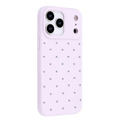 Apple iPhone 18 Pro Case - Purple - Hearts Back Cover