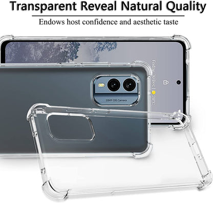 Nokia XR21 Hoesje - Transparant - Anti-Shock Back Cover
