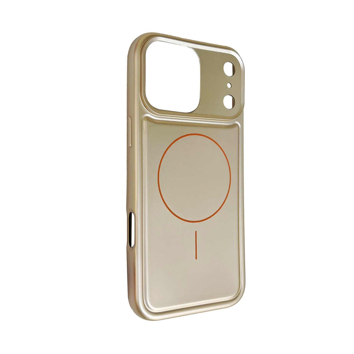 Apple iPhone 18 Pro Max Case - Metallic Gold - Matte Silicone MagSafe Back Cover