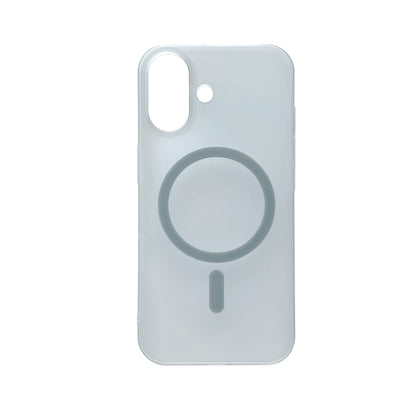 Apple iPhone 17 Case - Grey - Frosted Matte Hard Case MagSafe Back Cover