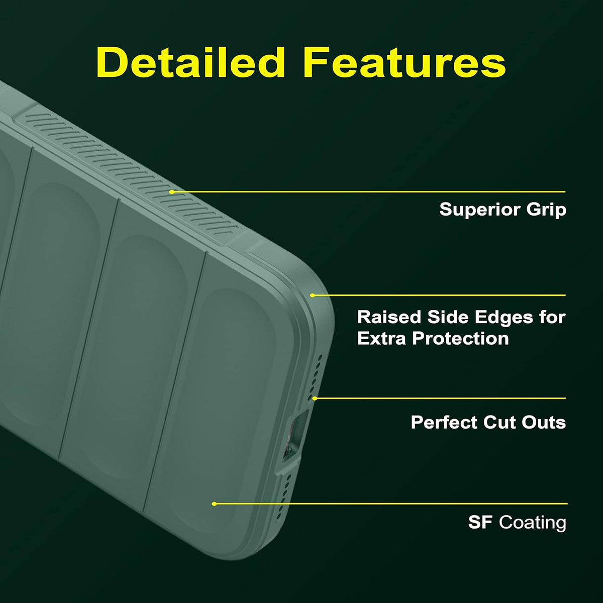 Coque Samsung Galaxy A57 - Vert - Étui arrière en silicone