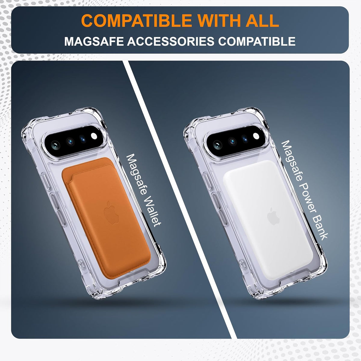 Google Pixel 11 Pro Hoesje - Transparant - Anti Shock Magnetisch Back Cover