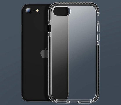Apple iPhone 7 Hoesje - Zwart - Armor Anti-Shock Back Cover
