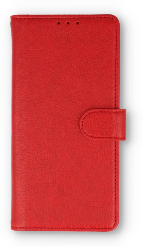 Samsung Galaxy S22 Ultra Hoesje - Rood - Luxe Bookcase