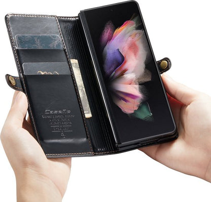 Samsung Galaxy Z Fold 3 Hoesje - Charcoal Gray - Dunne Bookcase
