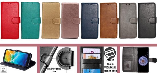 Samsung Galaxy S10 Hoesje - Blauw - Luxe Bookcase