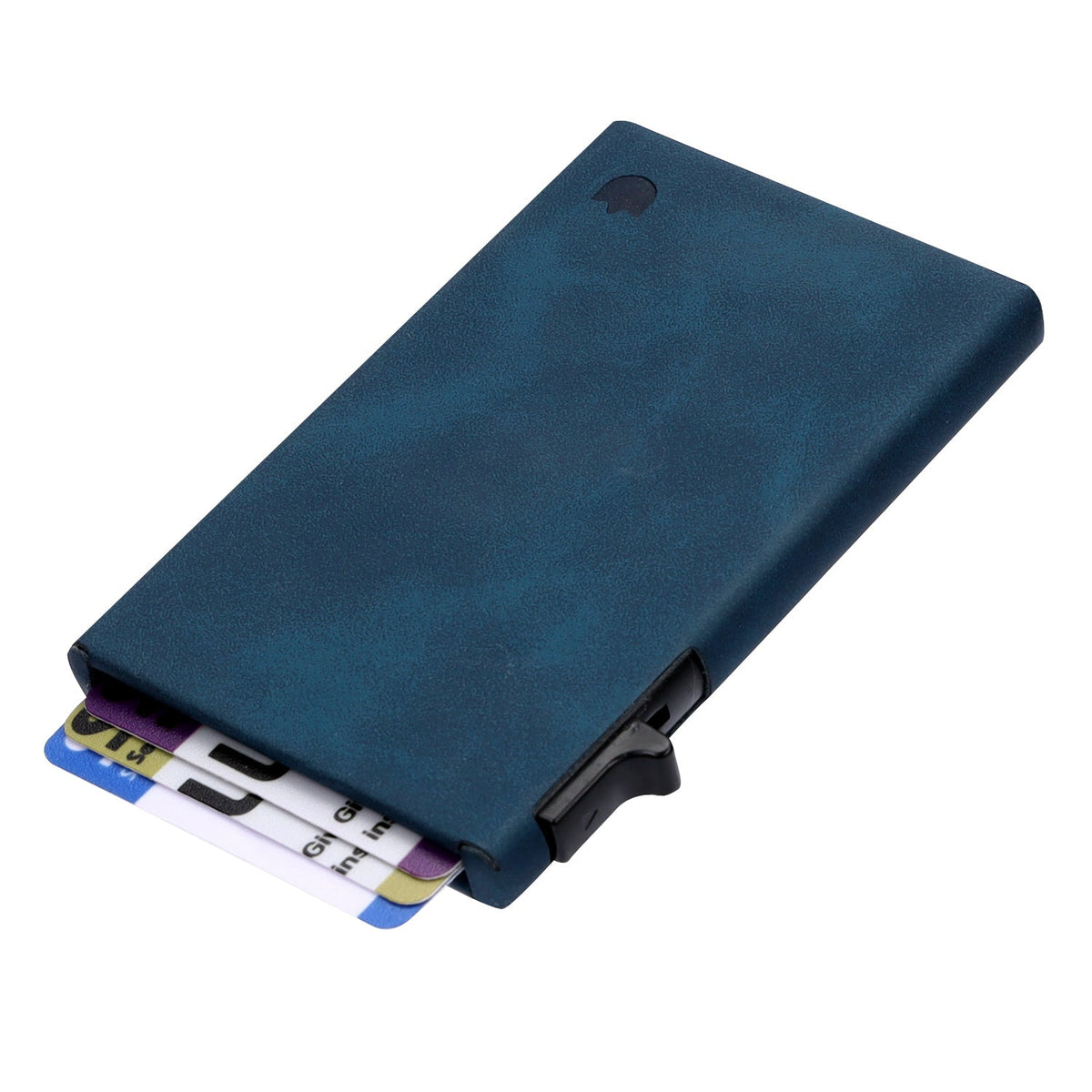 Apple iPhone 17 Case - Navy Blue - MagSafe Back Cover with Pull-Out Card Holder