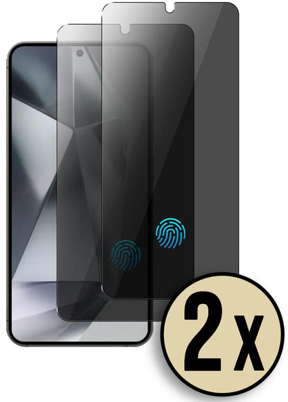 Samsung Galaxy S24 Plus Screen Protector - Privacy - 2 Pieces