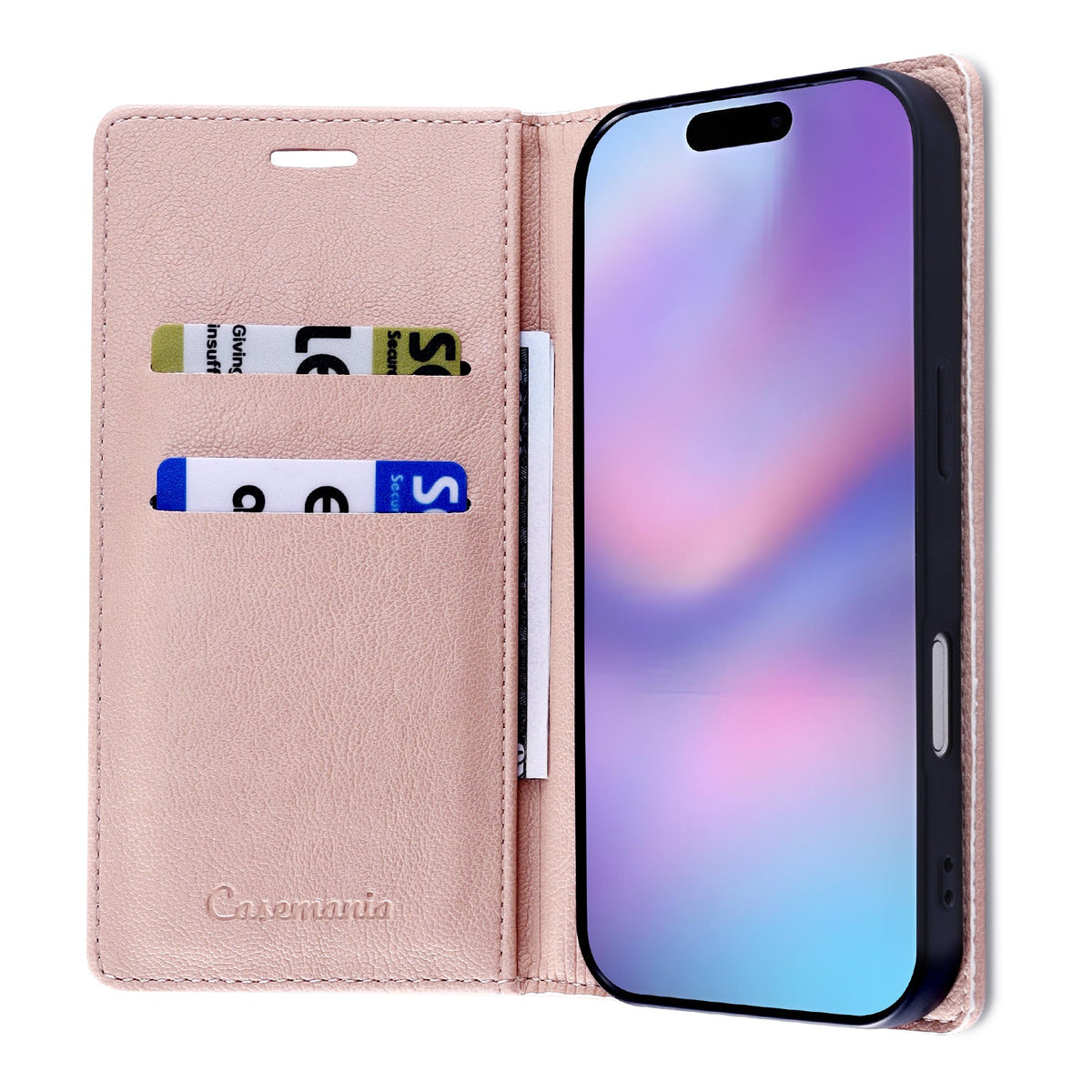 Apple iPhone 18 Pro Max Case - Cherry Blossom - Thin Leather-look Back Cover