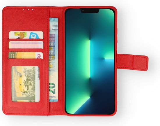 Apple iPhone 11 Pro Max Hoesje - Rood - Bookcase