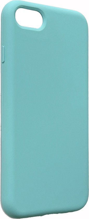 Apple iPhone 7 Plus Hoesje - Blauw - Liquid Siliconen Back Cover