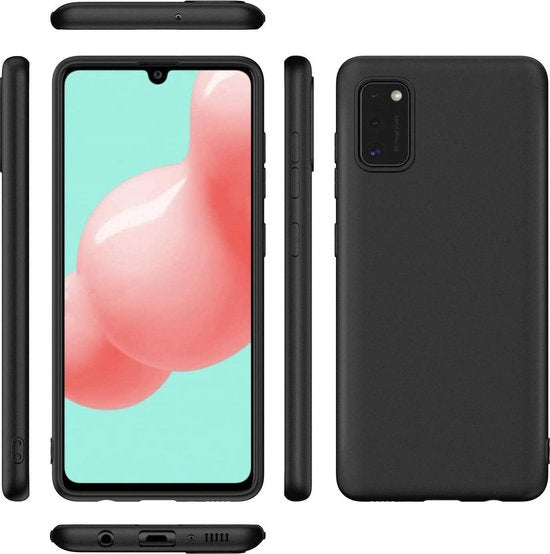 Samsung Galaxy A41 Hoesje - Zwart - Siliconen Back Cover