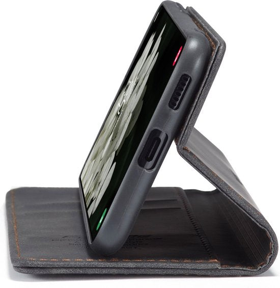 Samsung Galaxy S23 Case - Charcoal Gray - Slim Wallet Case