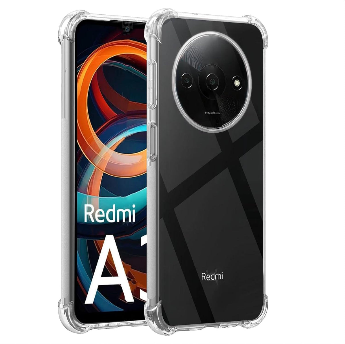 Xiaomi Redmi A3 Hoesje - Transparant - Anti-Shock Back Cover