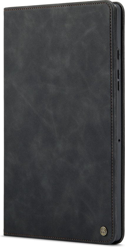 Samsung Galaxy Tab A8 2021 Tablet Case - Charcoal Gray - Luxury Folio Case with Card Holder