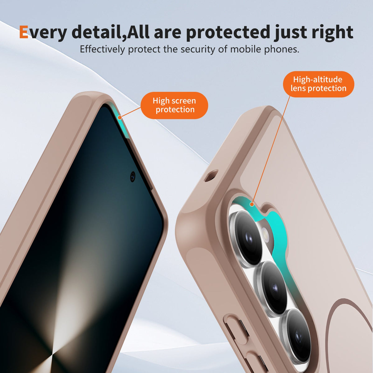 Samsung Galaxy A57 Hoesje - Bruin - Matte Siliconen MagSafe Back Cover