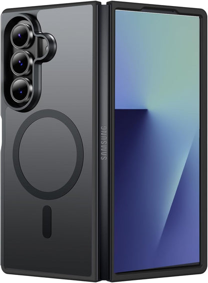 Samsung Galaxy Z Fold 7 Hoesje - Zwart - Matte Armor MagSafe Back Cover