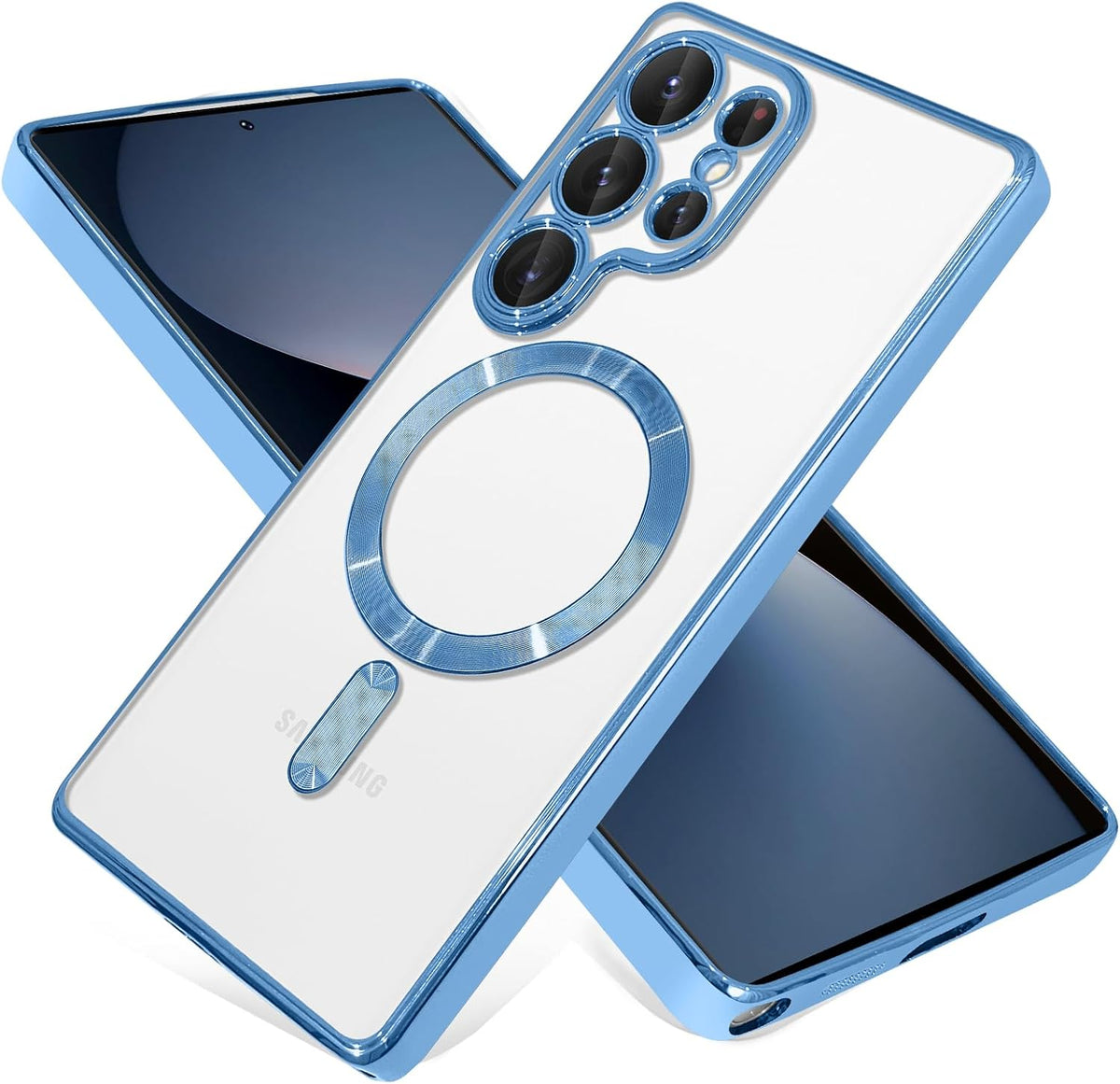 Samsung Galaxy S25 Ultra Case - Blue - Silicone MagSafe Back Cover