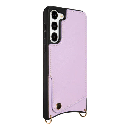 Coque Samsung Galaxy S23 - Violet - Étui arrière avec dragonne