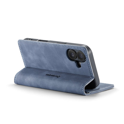 Apple iPhone 16 Hülle - Shadow Gray - Schlanke Klapphülle mit Kartenfach