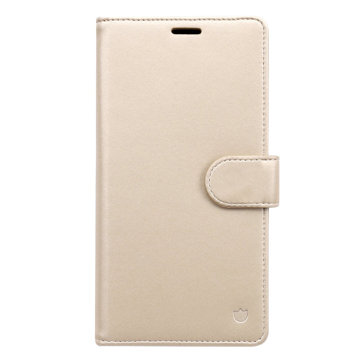 Apple iPhone Air Hülle - Gold - 2-in-1-Velvet-Klapphülle mit Kartenfach