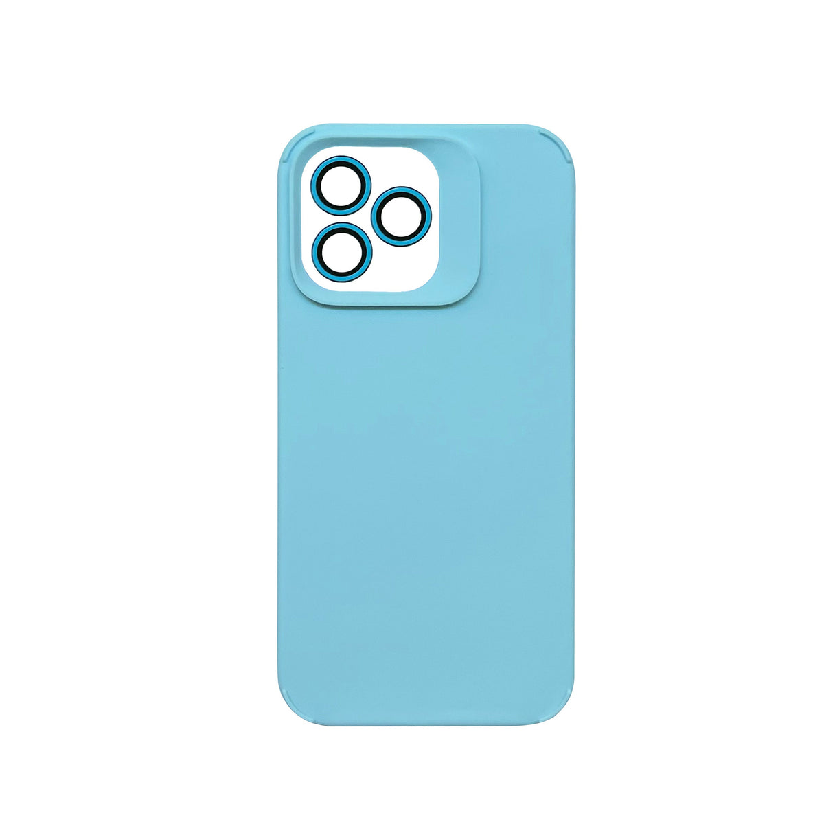 Apple iPhone 14 Pro Max Hoesje - Licht Blauw - Liquid Siliconen Back Cover