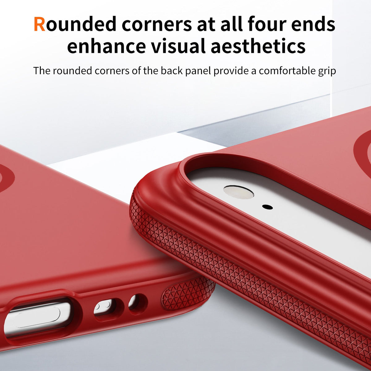 Apple iPhone Air Hoesje - Rood - Liquid Siliconen MagSafe Back Cover