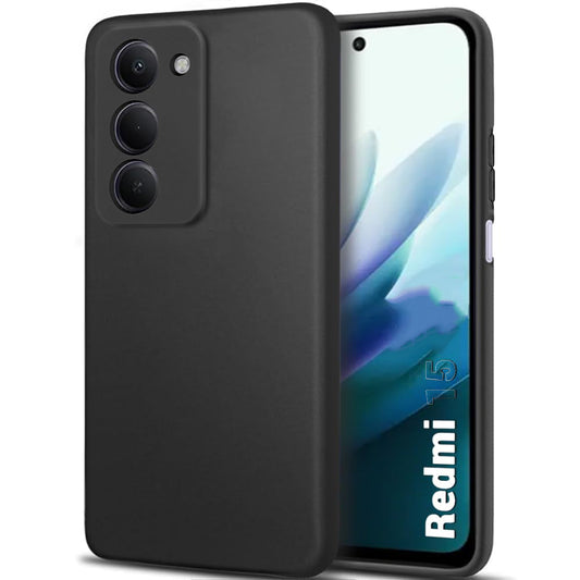 Xiaomi Redmi 15 5G Hoesje - Zwart - Siliconen Back Cover