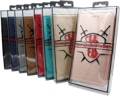 Samsung Galaxy S10+ Hoesje - Rosegoud - Luxe Bookcase