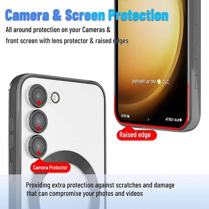 Samsung Galaxy S24 Plus Hoesje - Zwart - Siliconen MagSafe Back Cover
