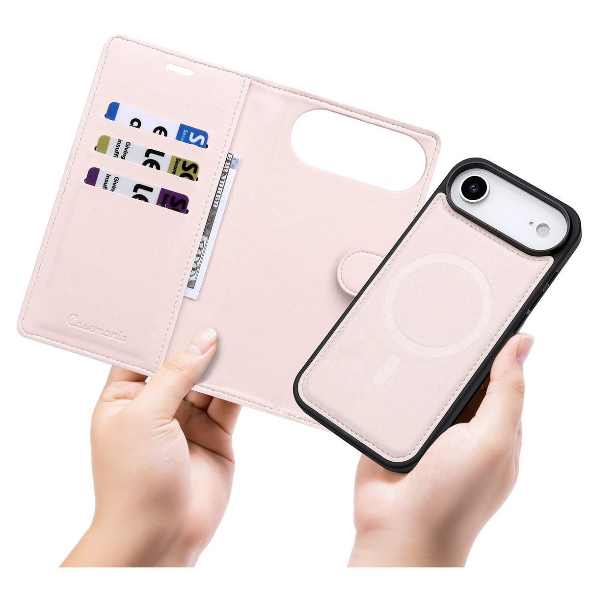 Apple iPhone Air Hoesje - Cherry Blossom - 2 in 1 Velvet Bookcase