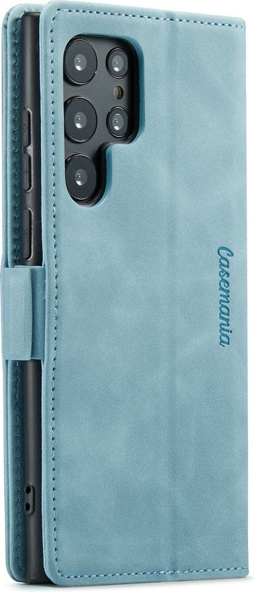 Samsung Galaxy S23 Ultra Case - Aqua Blue - Slim Wallet Case