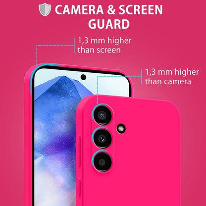 Samsung Galaxy A56 Hoesje - Roze - Liquid Siliconen Back Cover