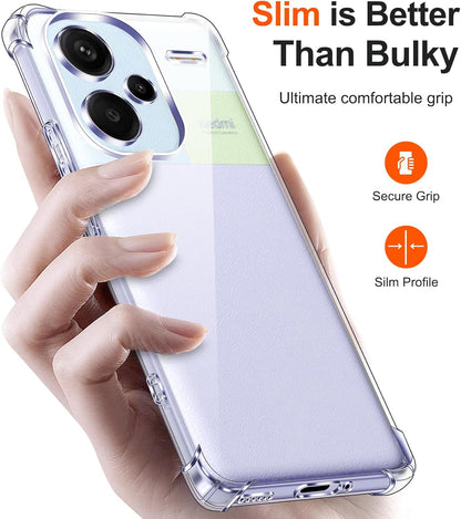 Note 13 Pro Plus Hoesje - Transparant - Anti-Shock Back Cover