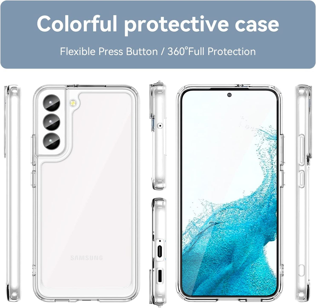 Samsung Galaxy S24 Hoesje - Transparant - Armor Back Cover