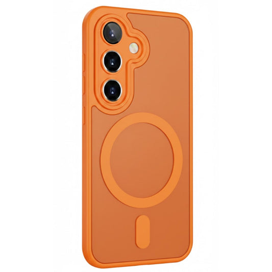 Samsung Galaxy A37 Hülle - Orange - Mattes Armor-MagSafe-Backcover