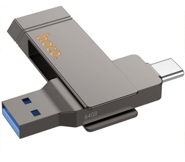 Hoco Blitzschneller 2-in-1 USB-Stick 64GB - USB-C & High-Speed USB 3.0 Flash Drive