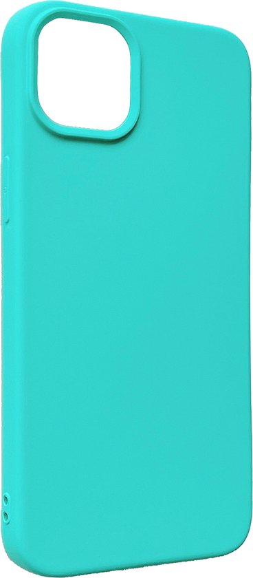 Apple iPhone 14 Plus Hülle - Türkis - Mattes Silikon-Backcover