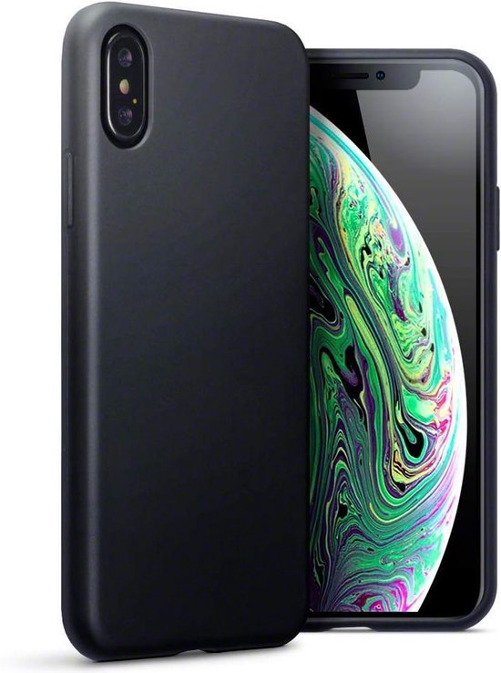 Apple iPhone X/10 Case - Black - Silicone Back Cover