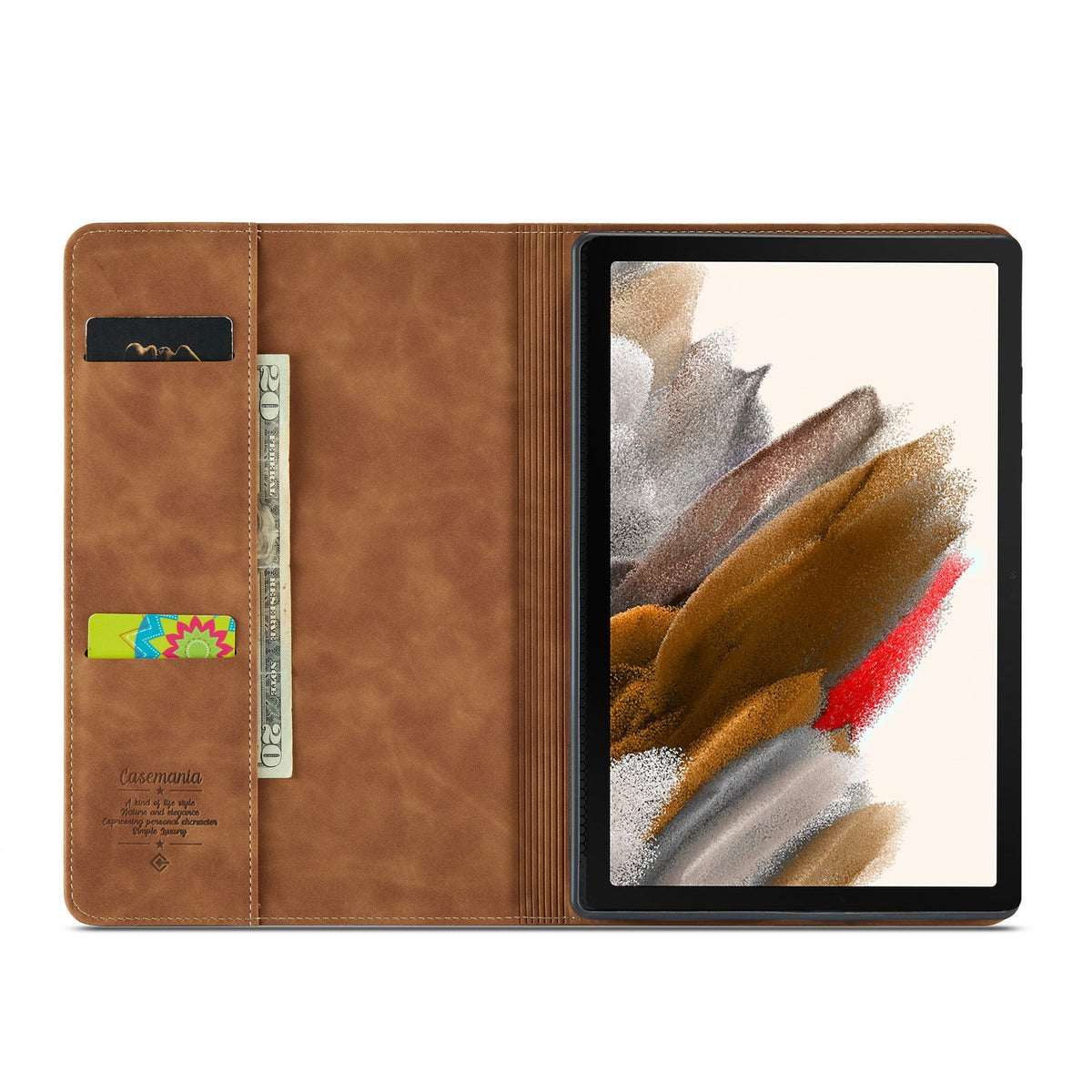 Samsung Galaxy Tab Active5 Pro Tablethoes - Sienna Brown - Luxe Bookcase