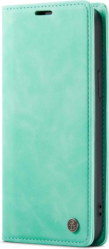 Apple iPhone 14 Plus Hoesje - Tropical Mint - Dunne Bookcase