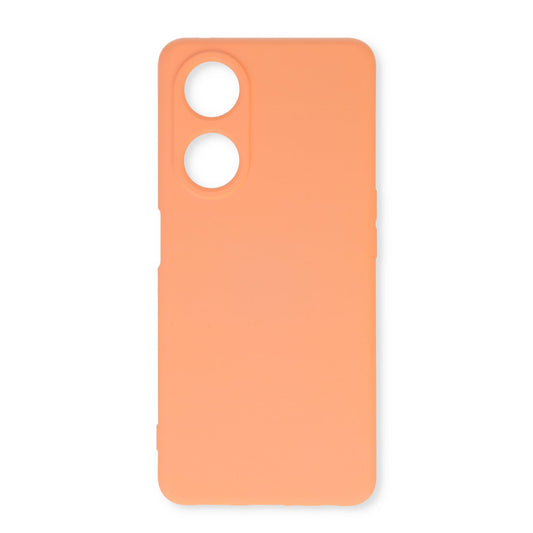 Oppo A38 Hoesje - Zalm Roze - Siliconen Back Cover