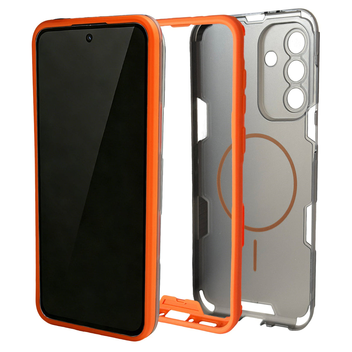 Samsung Galaxy A57 Hoesje - Transparant - Frosted Matte Hardcase MagSafe Back Cover