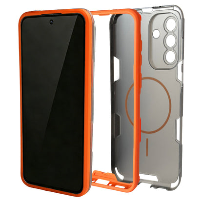 Samsung Galaxy A57 Hoesje - Transparant - Frosted Matte Hardcase MagSafe Back Cover