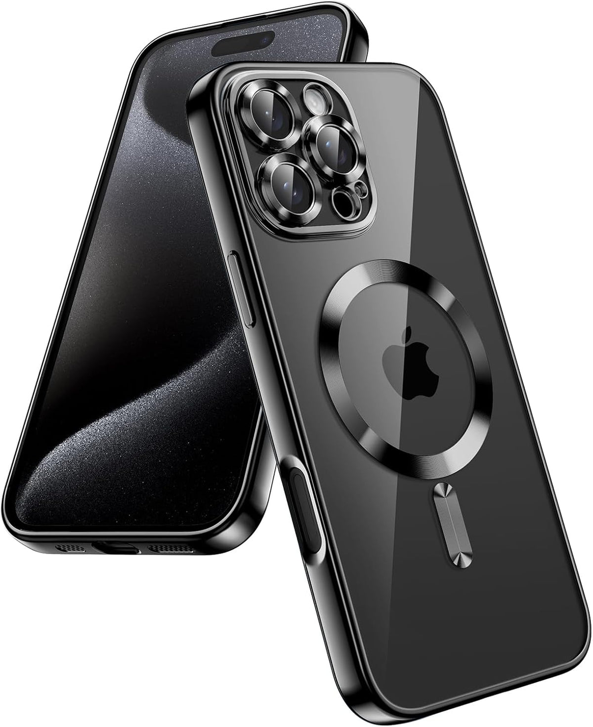 Apple iPhone 16 Pro Max Case - Black - Silicone MagSafe Back Cover